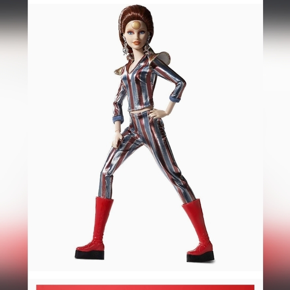 Barbie Ziggy Stardust Gold Label Limited Collector's 2019 David Bowie - Picture 5 of 16